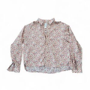 Frank & Eileen Silvio White w/ Multicolor Floral Shirt Sz XL